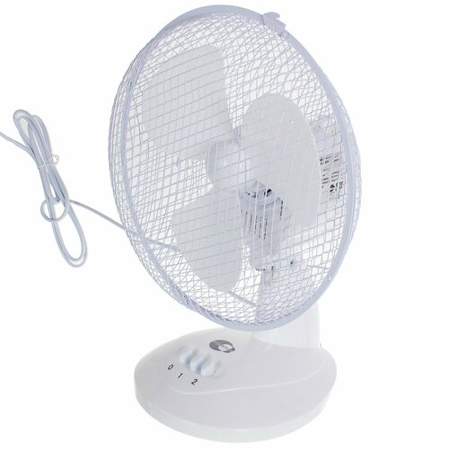 Вентилятор настольный Equation Мое 30 Вт 23 см цвет белый 158300₽