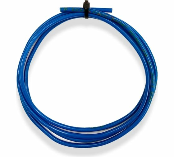 Провод электрический ПуГВ ( ПВ-3 ) синий 1 х 2,5 ГОСТ 31947-2012 - 8м - фотография № 1