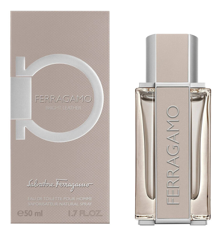 Salvatore Ferragamo Мужской Ferragamo Bright Leather Туалетная вода (edt) 50мл