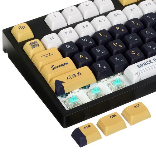 Клавиатура Dark Project KD87A LTD Gateron Mechanical CAP Teal — фото 6