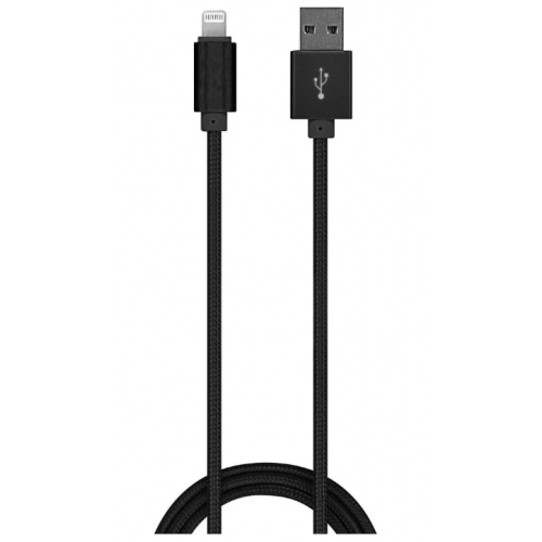 Кабель Ks-is KS-292B-1 USB-Lightning черный 1м кабель ks is usb usb type c ks 325b 1 1м черный