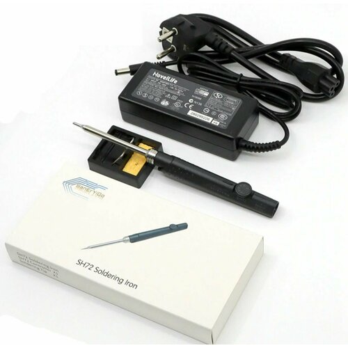 Электрический мини-паяльник SH72 портативная сварочная станция с регулируемой температурой с блоком питания 24 В 3 А жало C4 379900₽