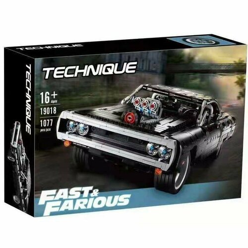 Конструктор Dodge Charger Доминика Торетто 1077 деталей 2338 Technic