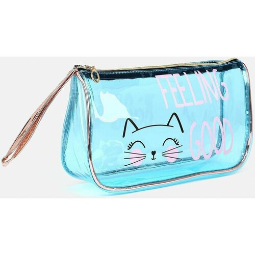 фото Косметичка голубой denco store