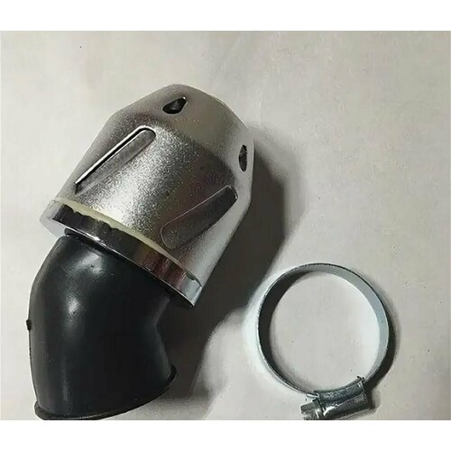 Фильтр воздушный (1670) корпус цветной НЕОН1 серебристый d 42 45 гр.