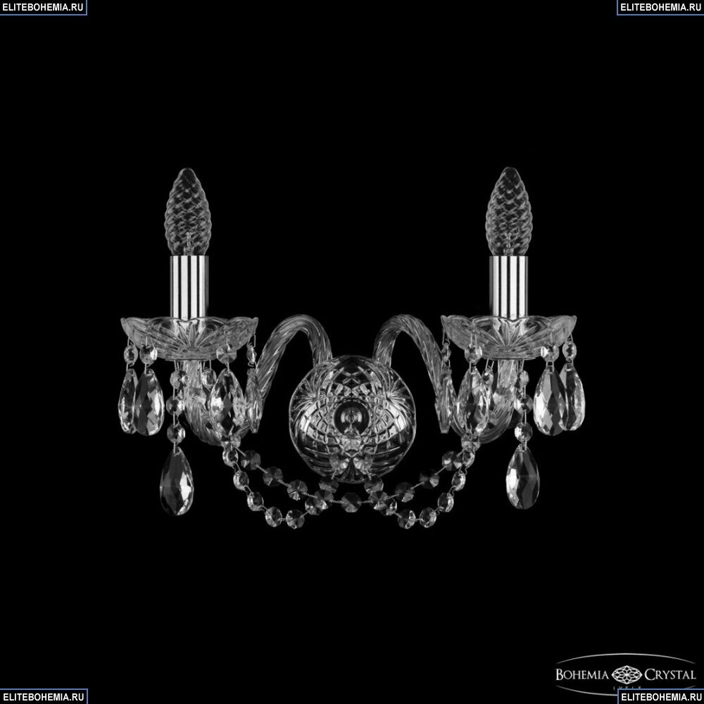 фото 1402B/2/160 Ni Бра Bohemia Ivele Crystal, 1402