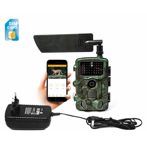 Фотоловушка Филин HC-808 LTE-Pro-2K Z70659OF для охраны дачи - видео 2K онлайн облако H265 IP65 - фотоловушка Филин 4G для охоты 18139₽