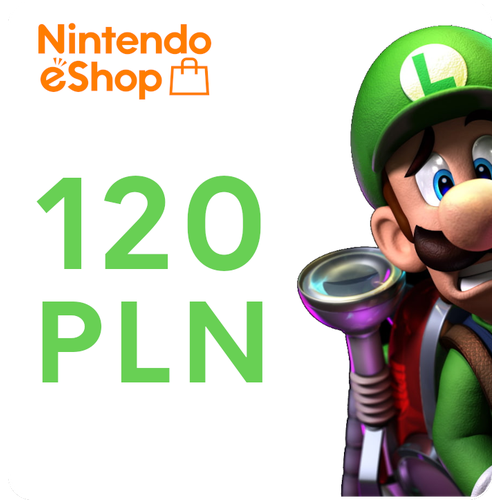 Пополнение счёта Nintendo eShop Польша на 120 злотых PLN цифровой код мгновенное пополнение 3210₽