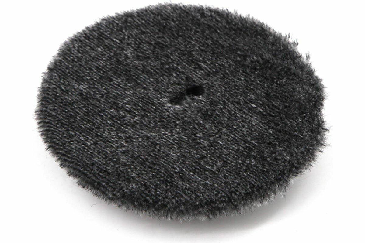 Полировальный круг из серого меха Shine Systems Gray Wool Pad полировальный круг из серого меха, 130 мм