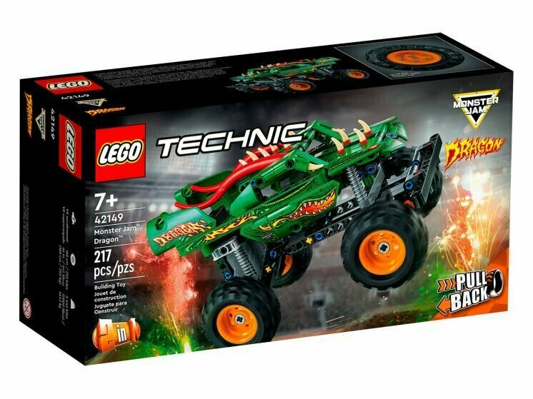 Конструктор LEGO Technic Монстер Джем Дракон 42149