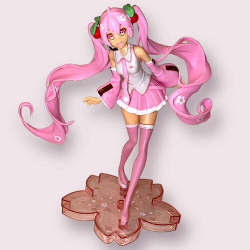 Экшн-фигурка аниме TAITO Miku Hatsune (Мику Хацунэ) Sakura Miku 18см аниме фигурка hatsune miku мику хацунэ в подарочной коробке