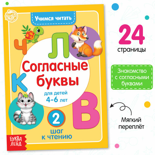 Книга «Учимся читать согласные буквы» 24 стр. куликова е ред русский язык учимся читать