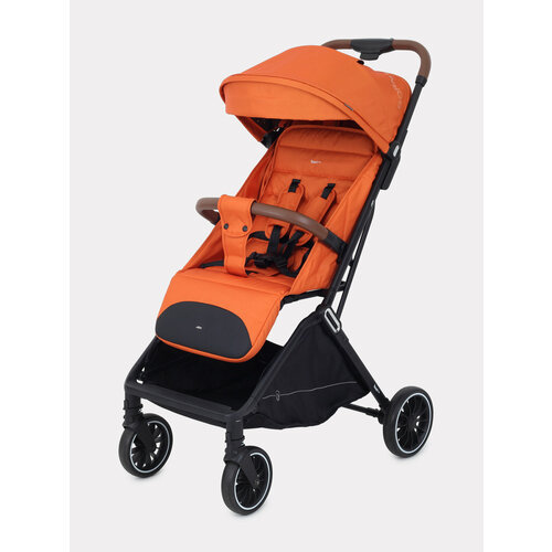 фото Коляска детская прогулочная с автосложением для путешествий rant basic "joy" ra303 orange