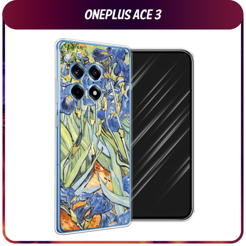 Силиконовый чехол на OnePlus Ace 3/12R / Ван Плас Асе 3/12R Ирисы Ван Гог