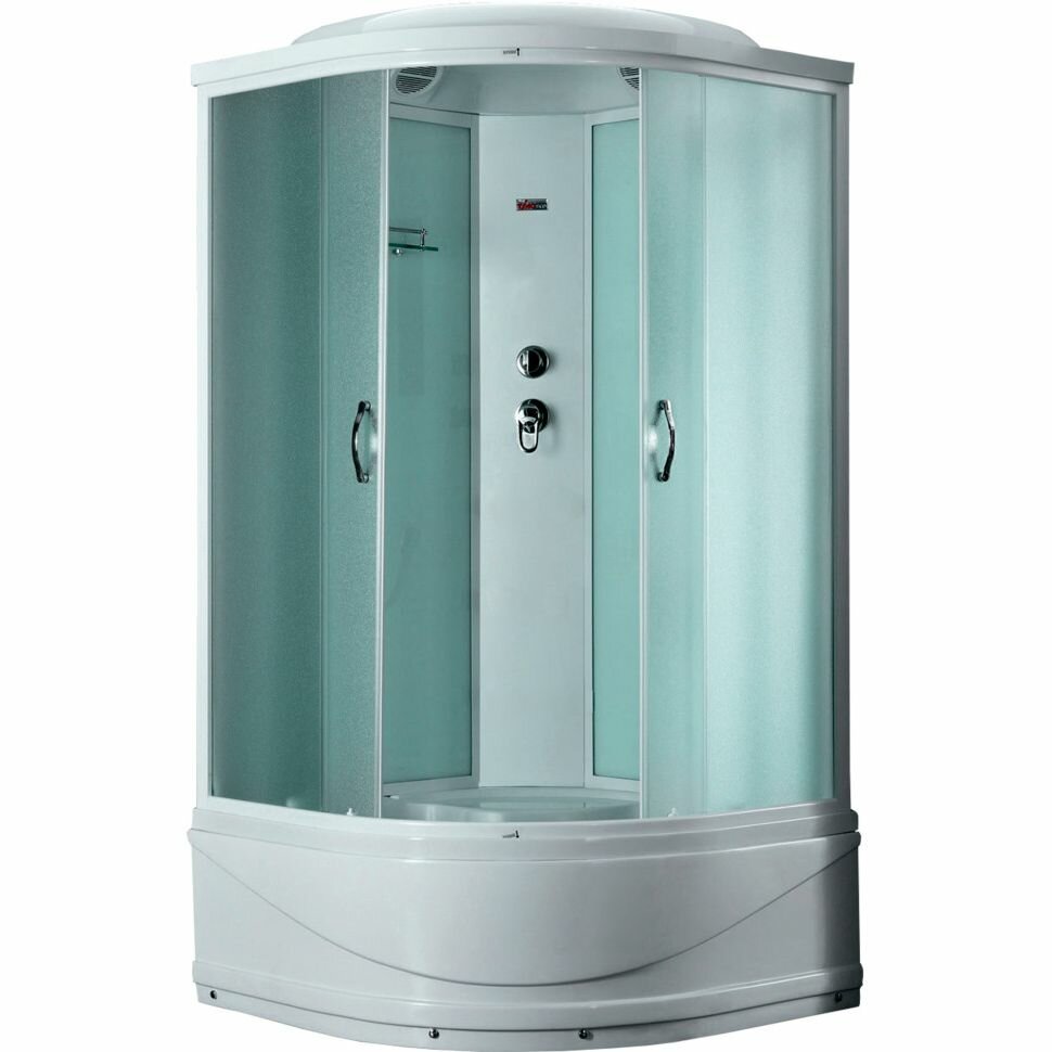 Timo Eco TE-0780P цвет профиля белый, стекло матовое 4 мм 80х218х80 см