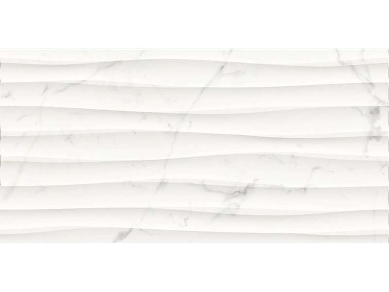 фото Керамическая плитка MARAZZI ELEGANCE Statuario strut. move 3D MNYS, 30x60, белая