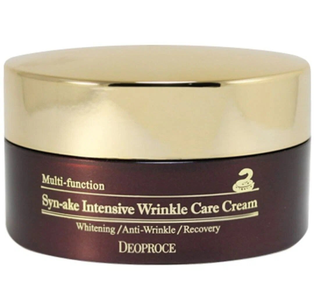 Deoproce Syn-Ake Intensive Wrinkle Care Cream Крем для лица со змеиным ядом, 100 мл
