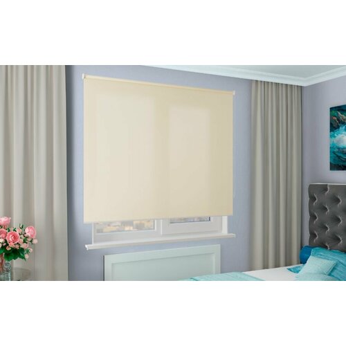 Рулонные шторы альфа беевый ширина 180см х высота 185см
