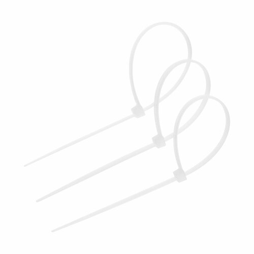 Хомут нейлоновый пластик 36х200 мм белые в упаковке 100 шт 333₽