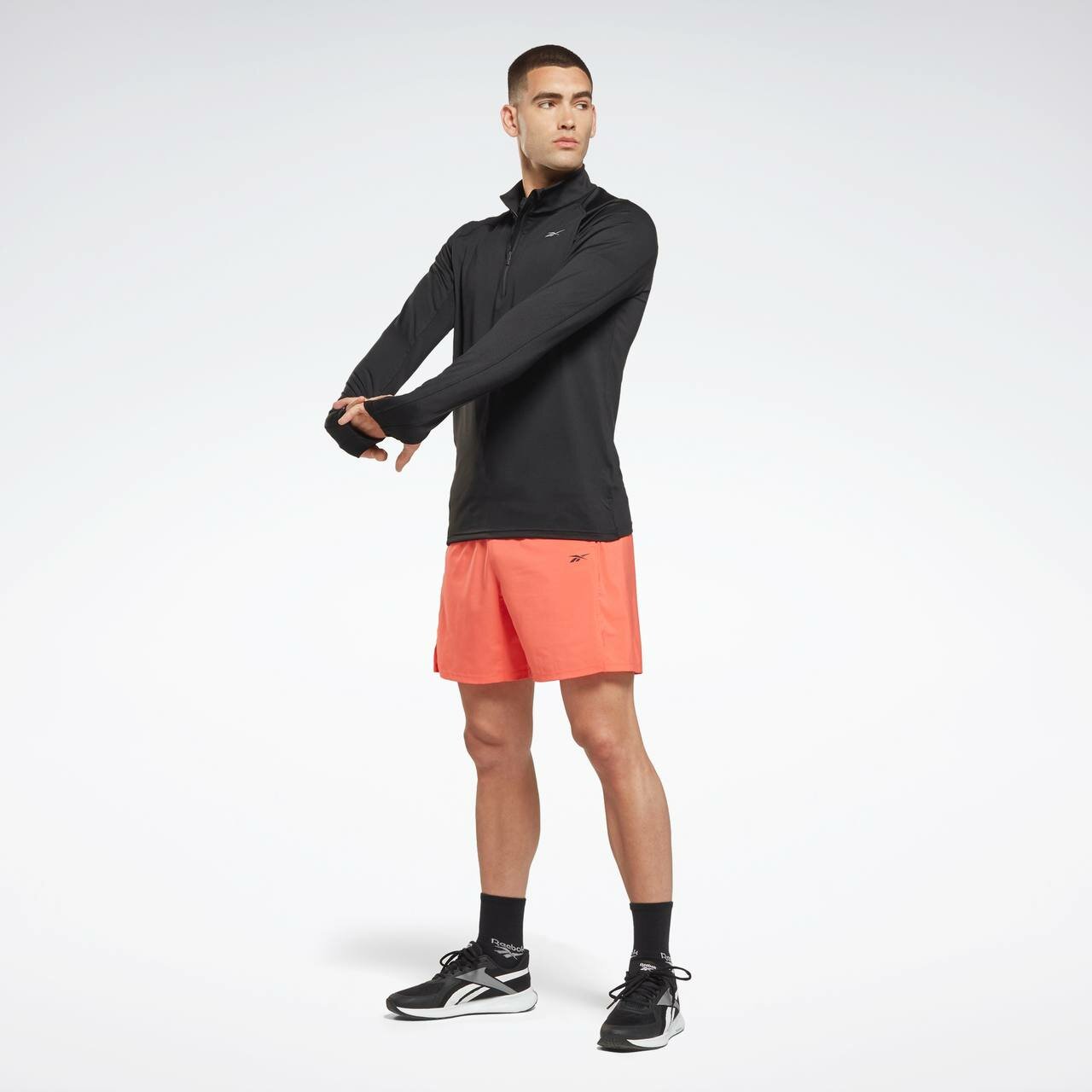 Лонгслив спортивный Reebok RUNNING QUARTER ZIP