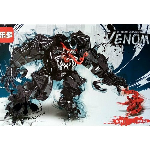 Конструктор Веном 810 деталей VENOM конструктор leduo venom веном кровавая битва на 810 деталей