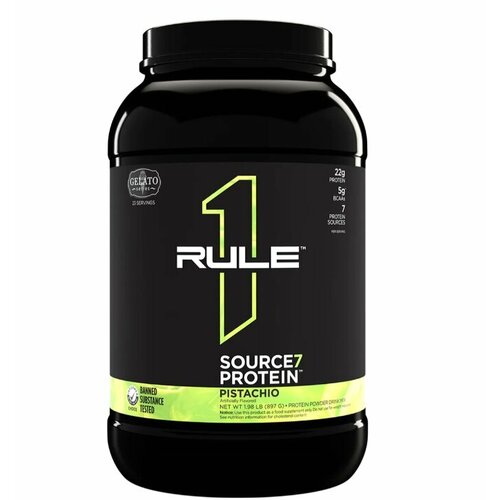 фото Rule one source7 protein 0.9 кг (pistachio) фисташка rule 1