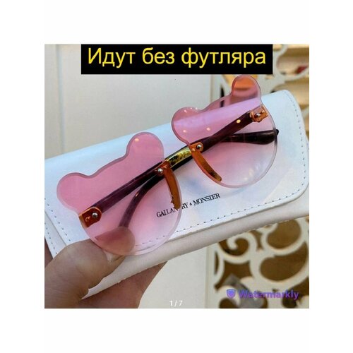 фото Солнцезащитные очки , розовый zyuha