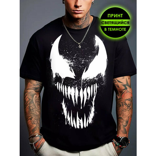 фото Футболка romax tex, размер 48, черный