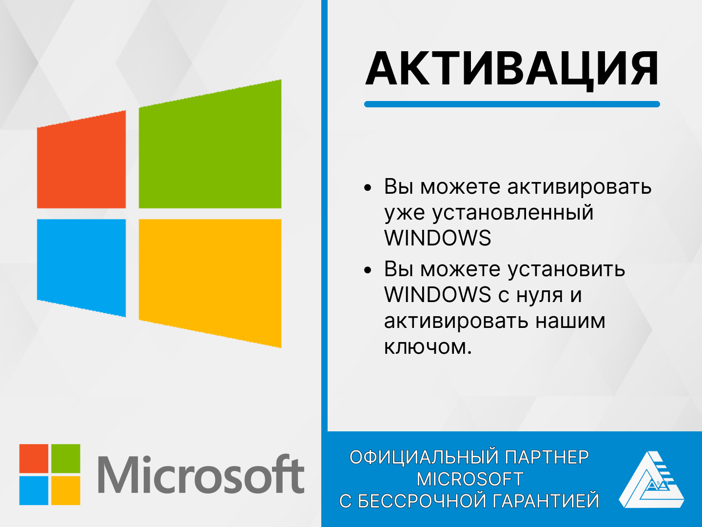 Microsoft Windows 10 PRO для России. Подходит для обновления.