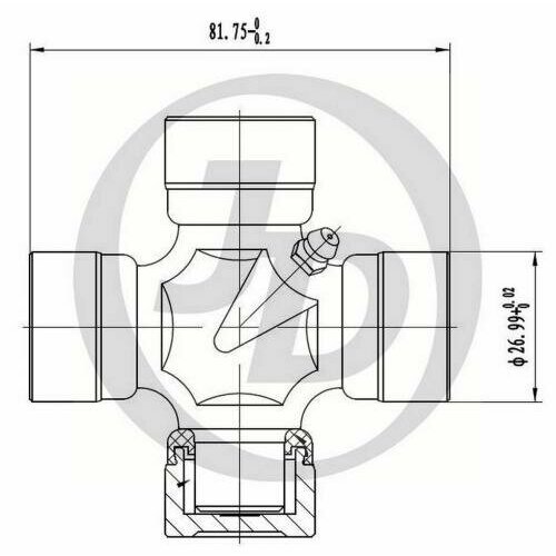 Крестовина gum73 Jd JTU0026