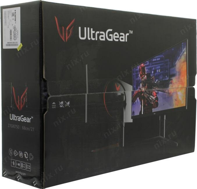 Монитор LG Gaming 27GN750-B 27", черный [27gn750-b.aruz] - фото №17