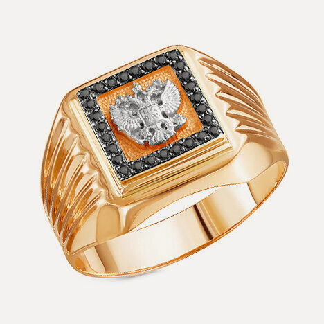 Изображение товара Кольцо, золото, 585 проба, фианит