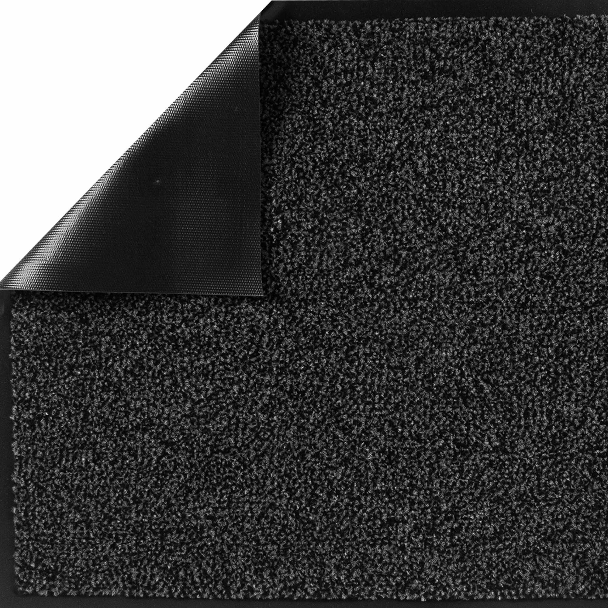 Коврик Gabriel 45x75 см, полипропилен на ПВХ, цвет тёмно-серый INSPIRE - фото №4