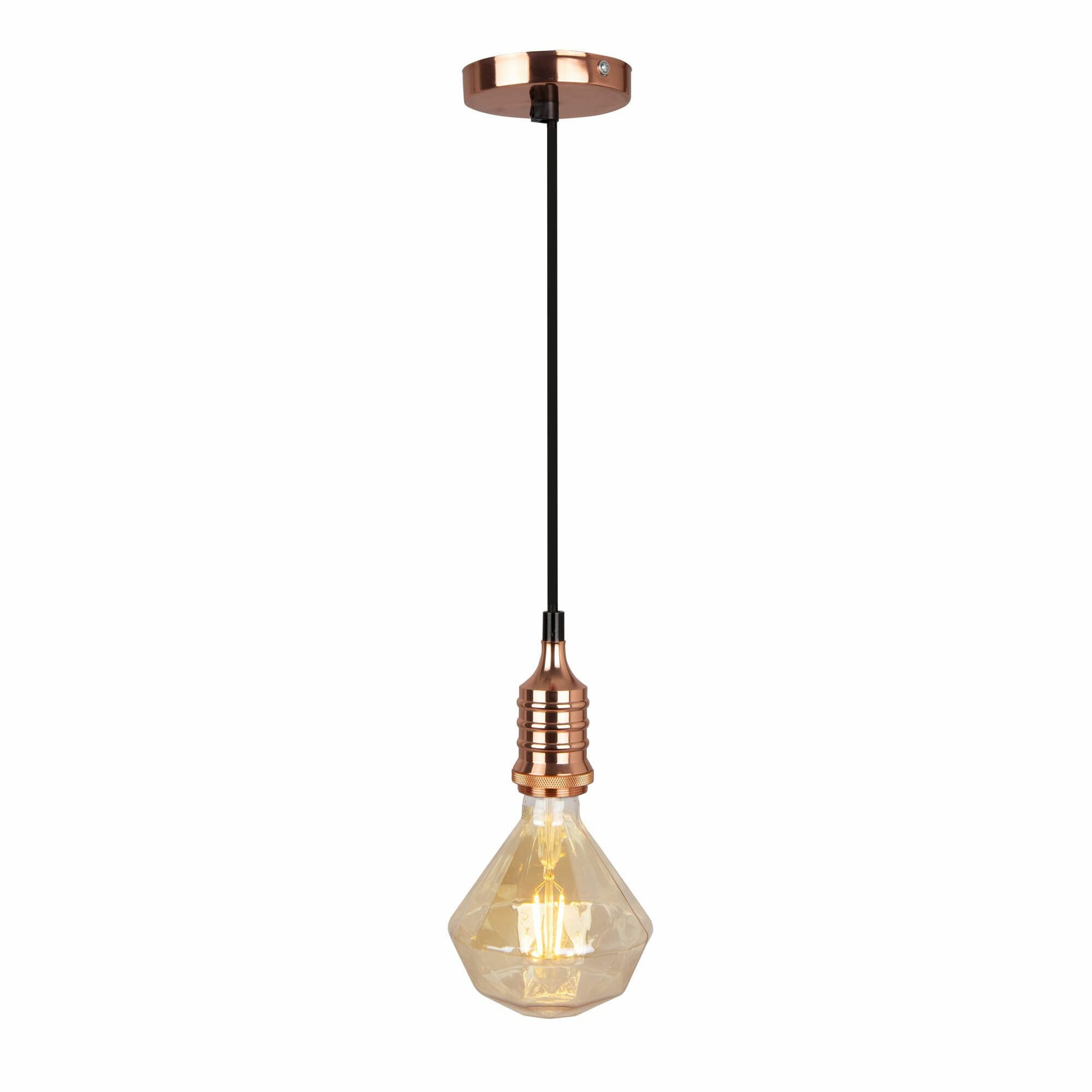 фото Подвесной светильник HIPER H156-3 / E27 / 60Вт ROSE GOLD