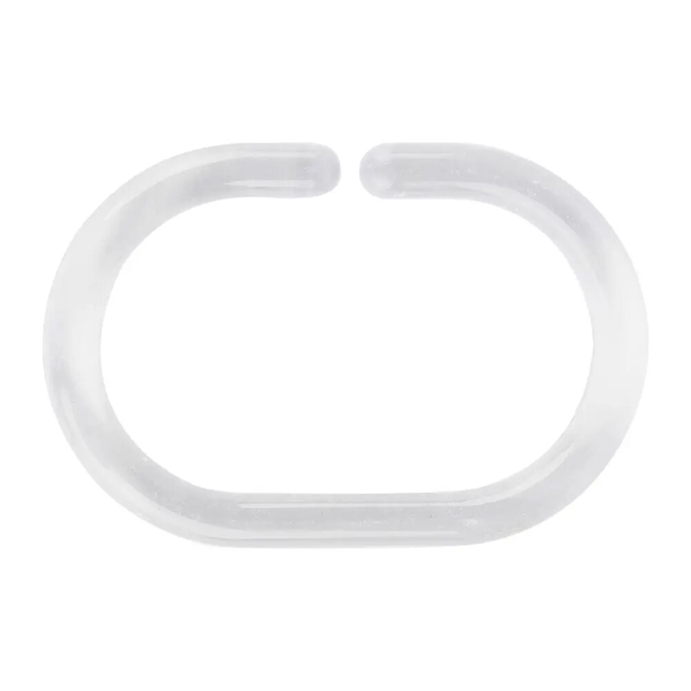 Кольца для шторы в ванную Sensea цвет прозрачный 12 шт