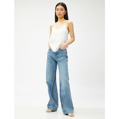 фото Топ koton, размер 40, бежевый