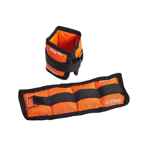 Без упаковки утяжелители Starfit Wt-401 025 кг оранжевый 601₽
