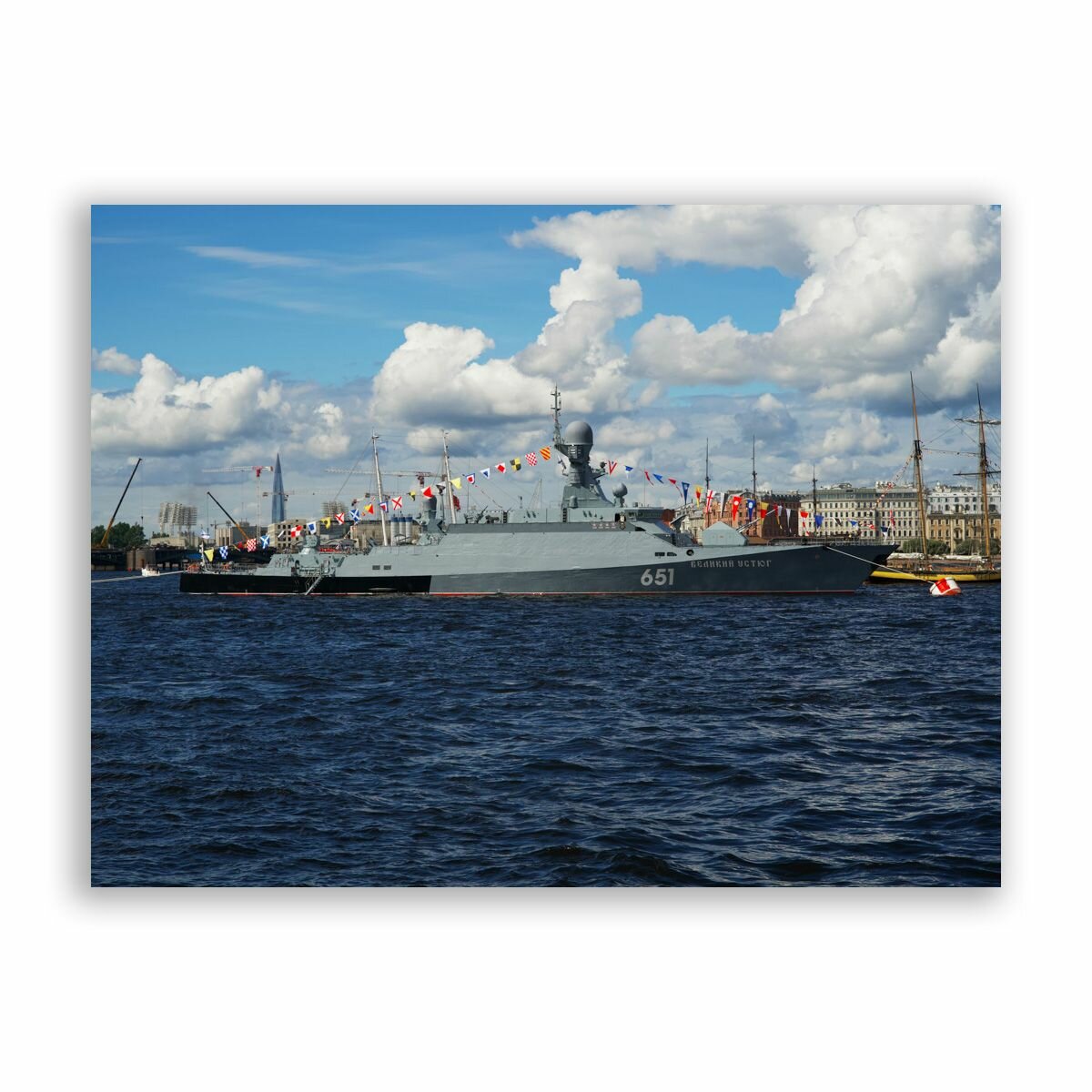 Постер, плакат на бумаге / Санкт-Петербург / Размер 80 x 106 см