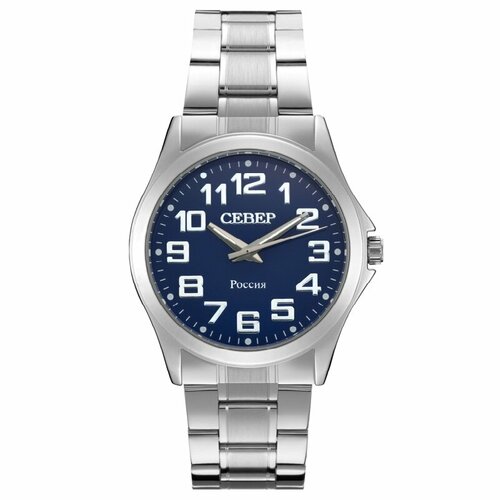 фото Наручные часы север, синий, серебряный