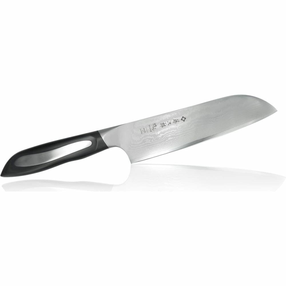 Нож сантоку Tojiro Flash, 180 мм, сталь VG10, 63 слоя, рукоять микарта - фото №18