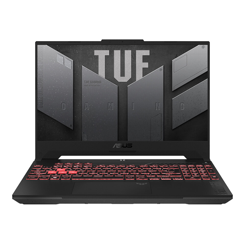 Ноутбук ASUS TUF Gaming F15 FX507VU-LP201, 15.6" FullHD (1920x1080) IPS 144 Гц/Intel Core i7-13620H 2.4 ГГц, 10 ядер/16 ГБ DDR5 4800 МГц/512 ГБ SSD/NVIDIA GeForce RTX 4050 6 ГБ/Без операционной системы, серый (90NR0CJ7-M00L80)