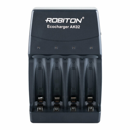 Зарядное устройство ROBITON Ecocharger AK02 BL1 зарядное устройство robiton tf250 4 bl1 арт 05729 1 шт