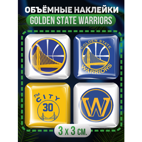 3D стикеры на телефон наклейки Golden State Warriors баскетбол