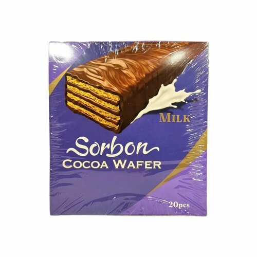 Sorbon вафли порционные "Какао с молоком" 700г (20 шт. х 35г) (Иран)