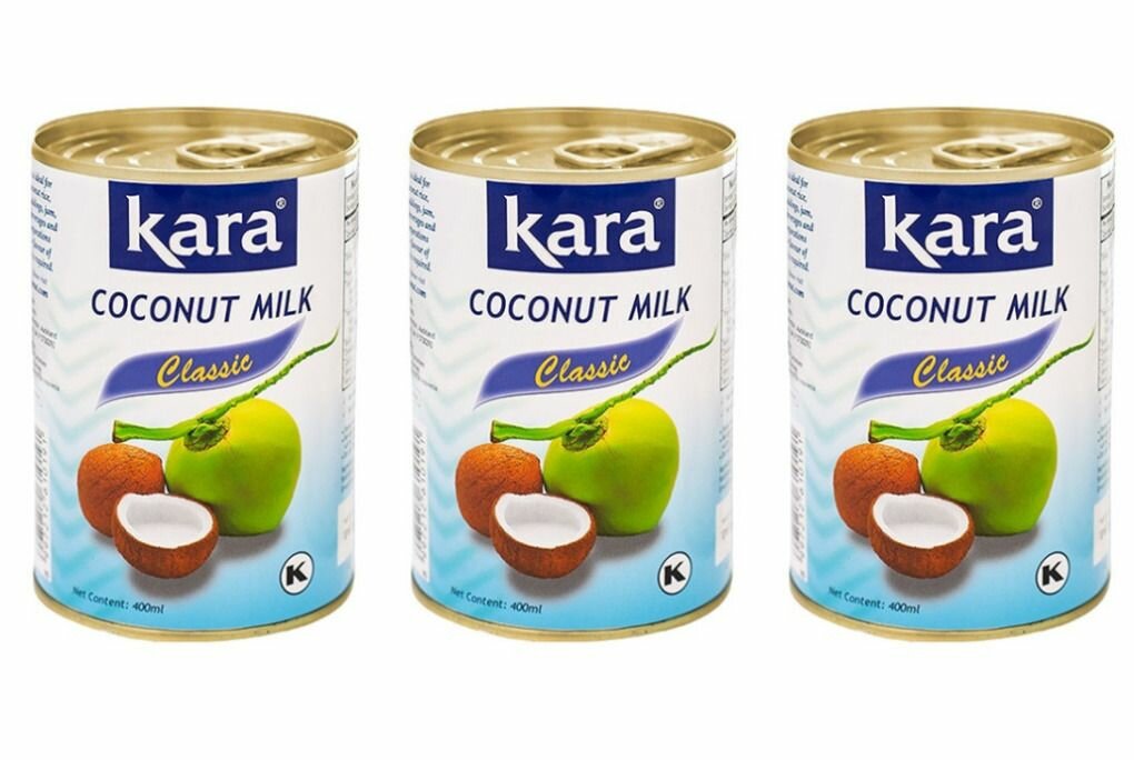 Kara Кокосовое молоко, 400 мл, 3 шт