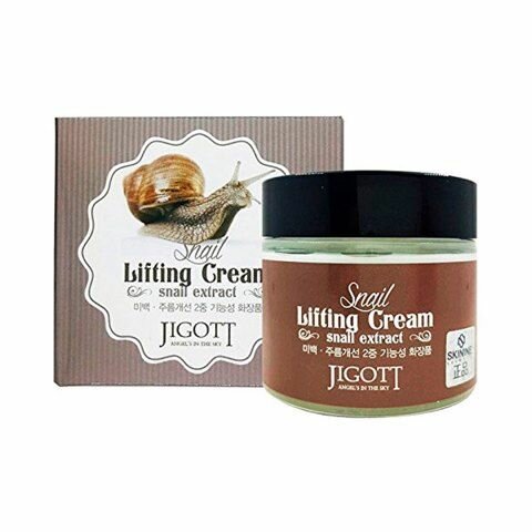 JIGOTT Увлажняющий крем для лица с муцином улитки Snail Lifting Cream, 70мл