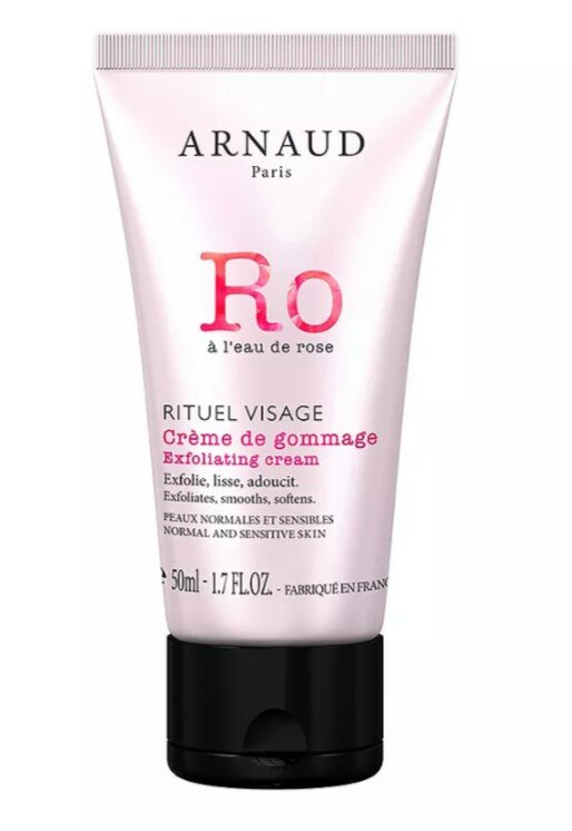 Arnaud крем-гоммаж для лица Rituel Visage Exfoliating Cream с розовой водой, 50 мл