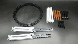 Детали Набор зубчатых реек Technic Gear Rack Kit (22 шт)