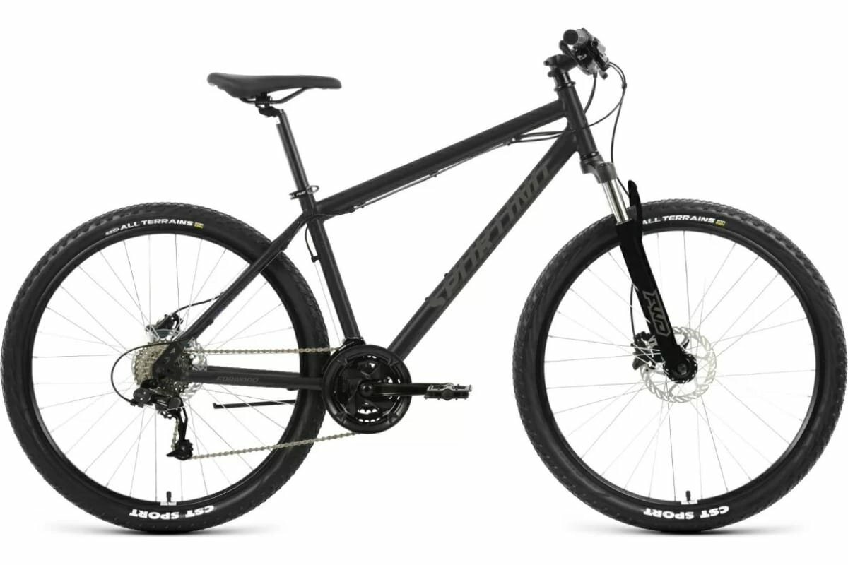 Горные (кросс-кантри) велосипеды Forward Горный велосипед FORWARD SPORTING 27,5" 3.2 HD 2023, 17" черный/темно-серый