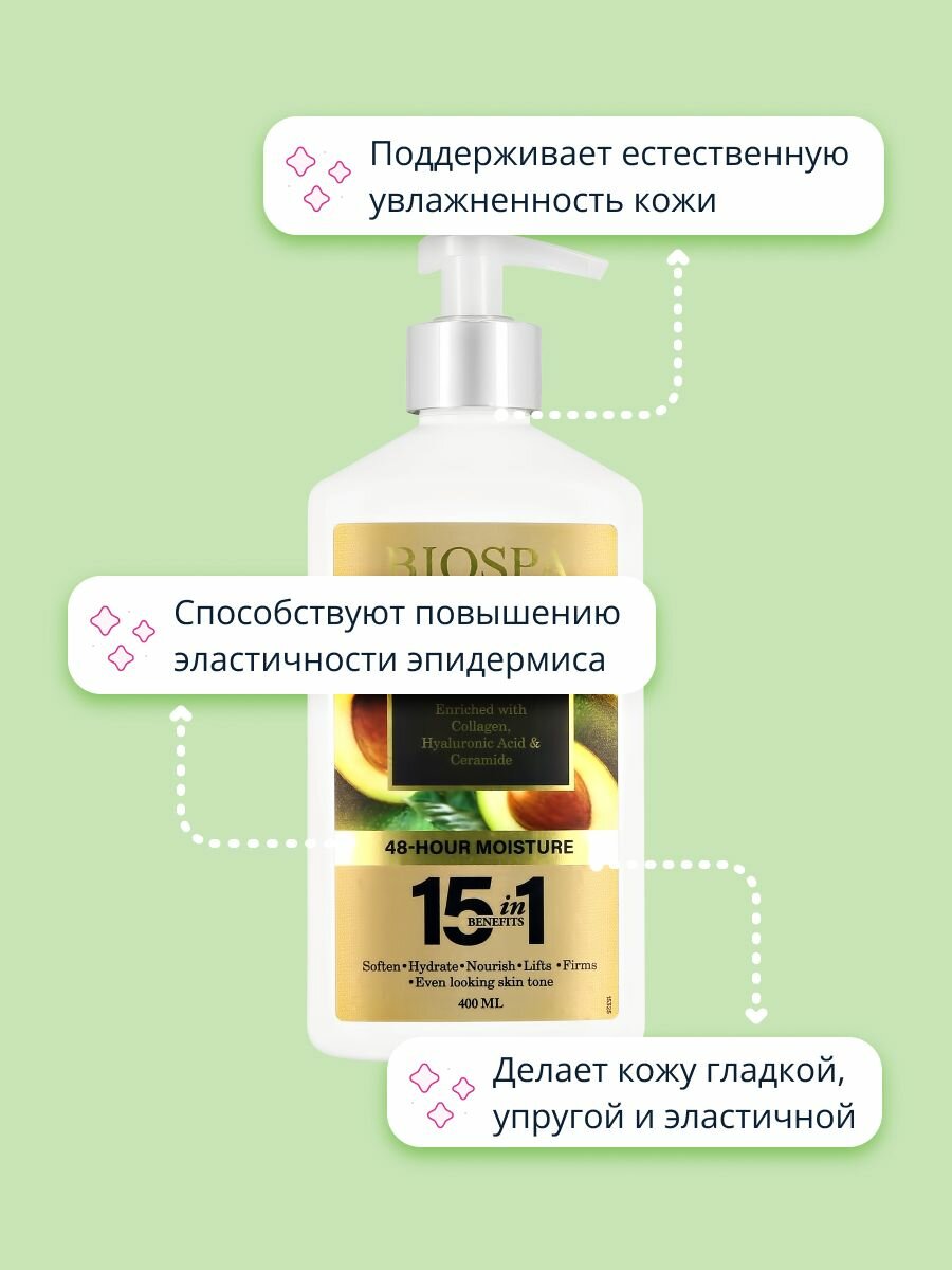Крем для тела SEA OF SPA BIOSPA для всех типов кожи с маслом авокадо 400 мл — фото 1
